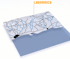 3d view of La Dominica