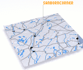 3d view of Sanborn Corner