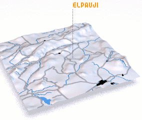 3d view of El Paují