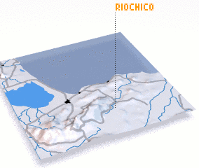 3d view of Río Chico