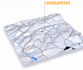 3d view of Las Adjuntas