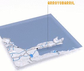 3d view of Arroyo Barril