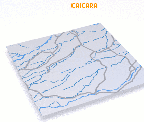 3d view of Caicara
