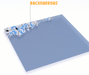 3d view of Back Narrows