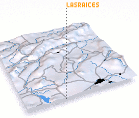 3d view of Las Raíces