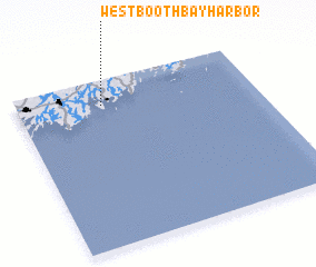 3d view of West Boothbay Harbor