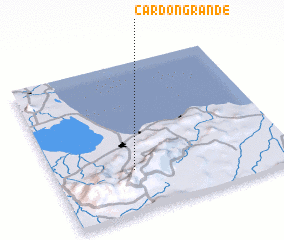 3d view of Cardón Grande