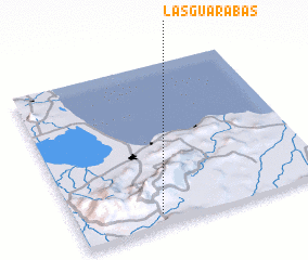 3d view of Las Guarabas