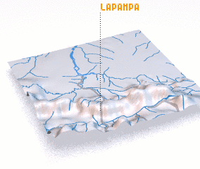 3d view of La Pampa