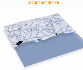 3d view of Cruce de Cuenca