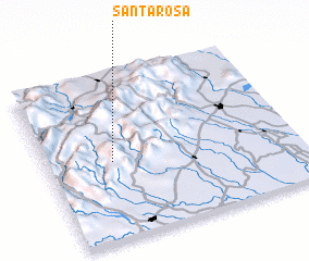 3d view of Santa Rosa