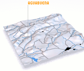 3d view of Agua Buena