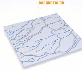3d view of Boca Botalón