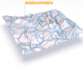 3d view of Huarajo Pampa