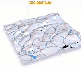 3d view of Guaidí Abajo