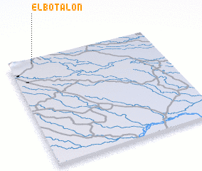 3d view of El Botalón