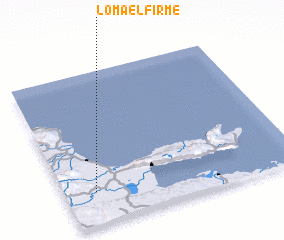 3d view of Loma El Firme