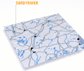 3d view of Sandy River