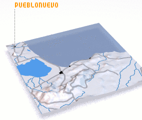 3d view of Pueblo Nuevo