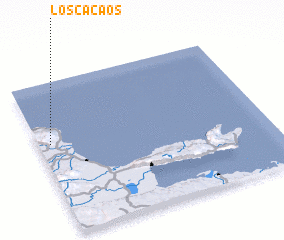 3d view of Los Cacaos