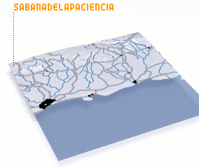 3d view of Sabana de la Paciencia