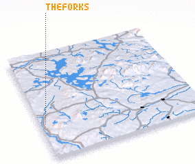 3d view of The Forks