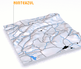 3d view of Monte Azul
