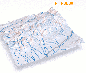 3d view of Aït Abdoun