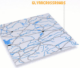 3d view of Glynn Cross Roads