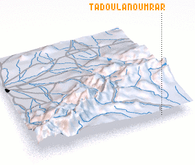 3d view of Tadoula nʼ Oumrar