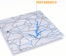 3d view of Monte Branco