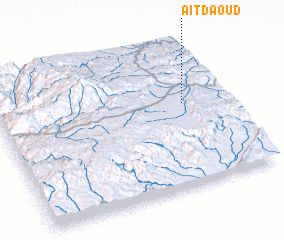 3d view of Aït Daoud