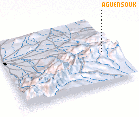 3d view of Aguensouk