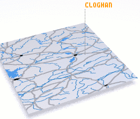 3d view of Cloghan