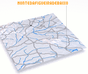 3d view of Monte da Figueira de Baixo