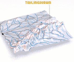 3d view of Tidili nʼIgourain