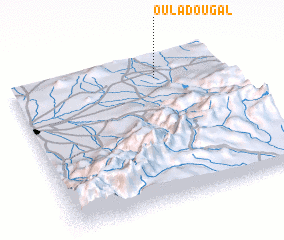 3d view of Oulad Ougal