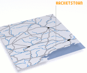 3d view of Hacketstown