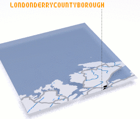 3d view of Londonderry County Borough