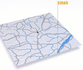 3d view of Dinan