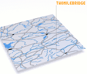 3d view of Twomile Bridge