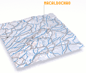 3d view of Maçal do Chão