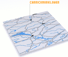 3d view of Carrickmore Lower