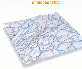 3d view of Aguiar da Beira