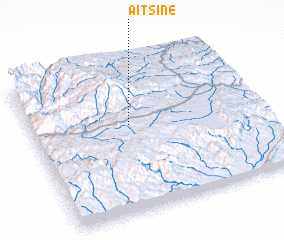 3d view of Aït Sine