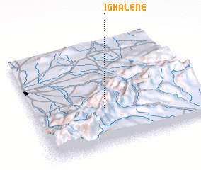 3d view of Ighalene