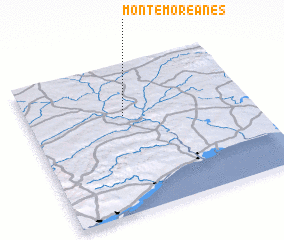 3d view of Monte Moreanes