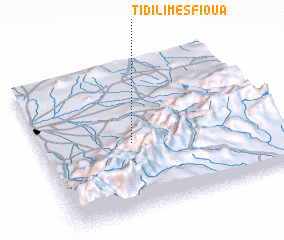 3d view of Tidili Mesfioua