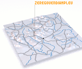 3d view of Zérégouen Diampleu