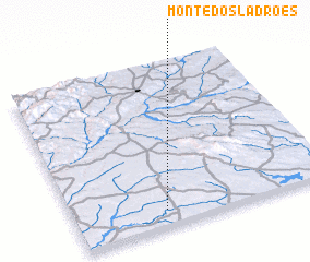 3d view of Monte dos Ladrões